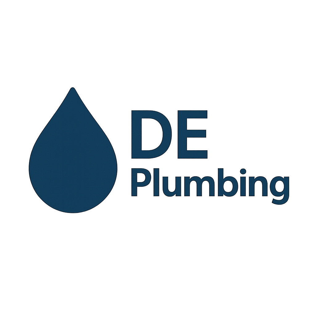 DE Plumbing logo